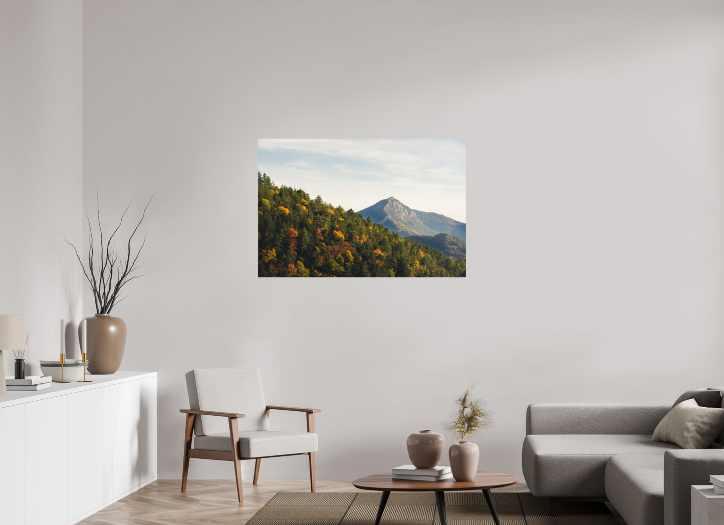 120 x 80 cm, Photo Print On Fuji Crystal DP II Le Diois en Automne