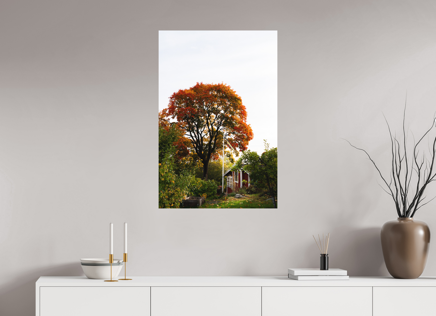 60 x 90 cm, Direct Printing On Aluminum Dibond Tantolunden Parc III