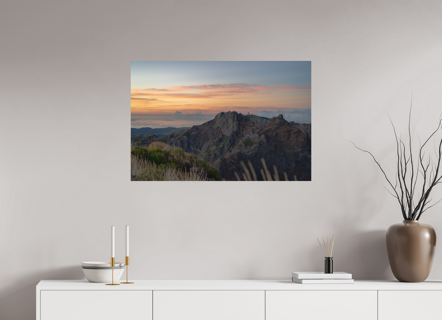 90 x 60 cm, Direct Printing On Aluminum Dibond Pico do Arieiro