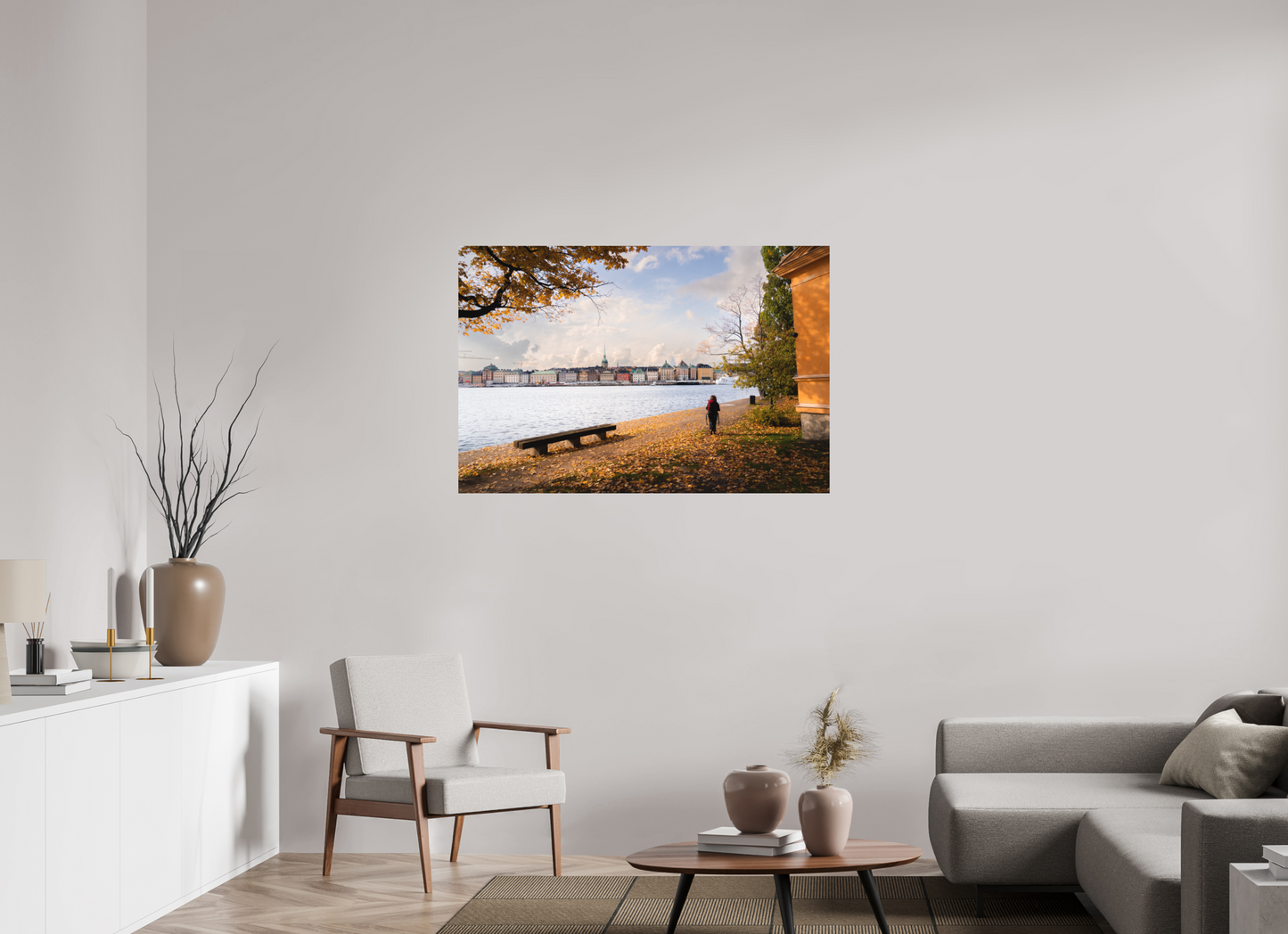 120 x 80 cm, Direct Printing On Aluminum Dibond Stockholm Islands