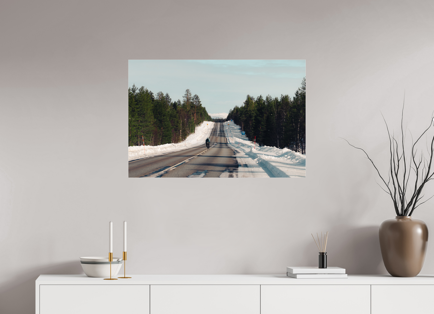 90 x 60 cm, Photo Print Under Acrylic Glass Cap vers le nord 2