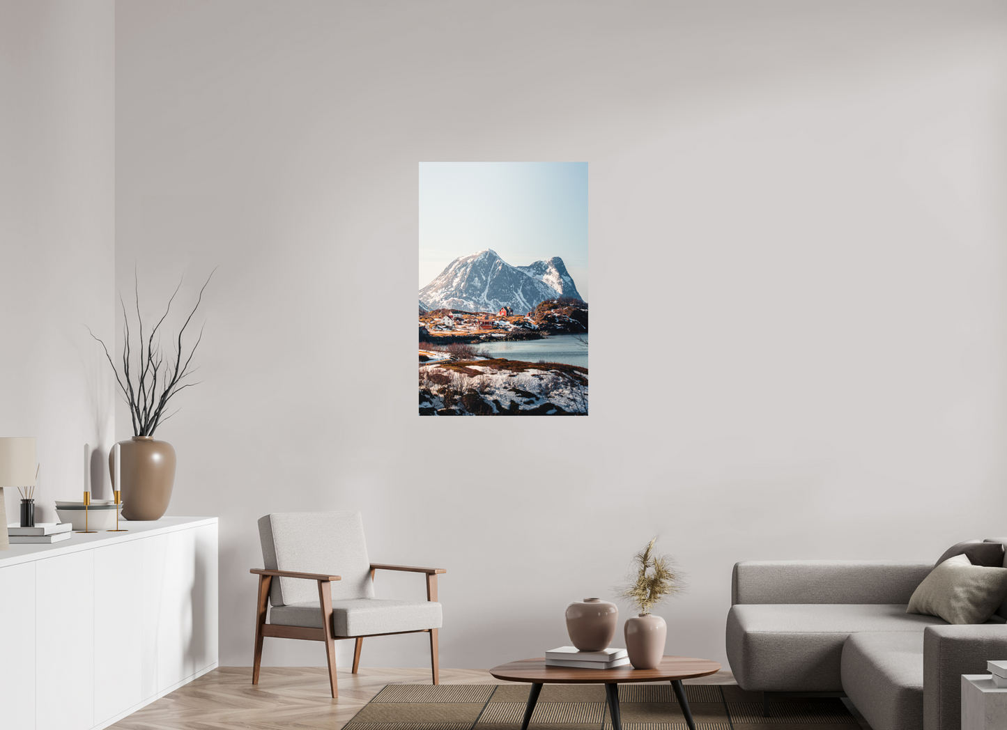 70 x 105 cm, Direct Printing On Aluminum Dibond Senja III