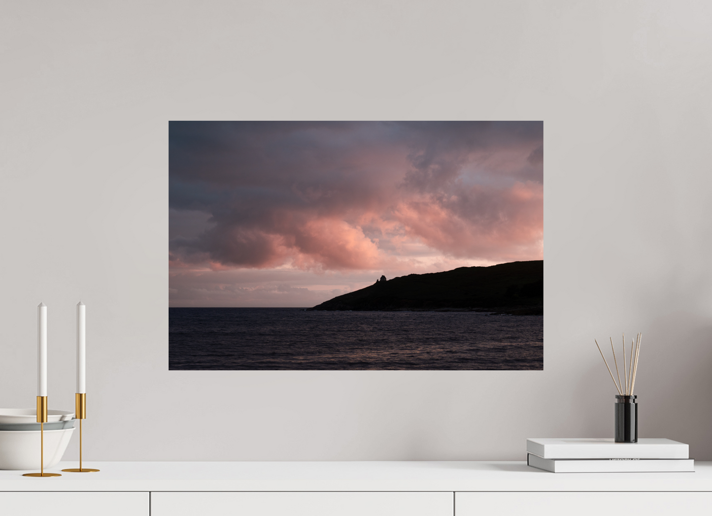 60 x 40 cm, Photo Print On Fuji Crystal DP II Primelin au crépuscule