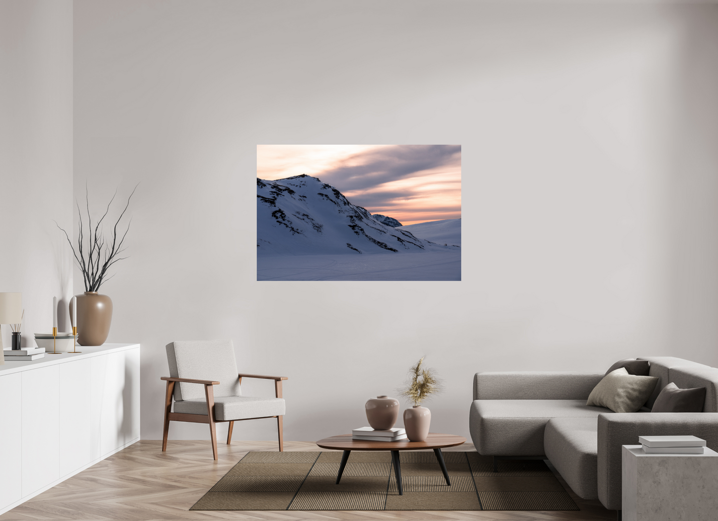 150 x 100 cm, Photo Print On Fuji Crystal DP II Sur le chemin du retour