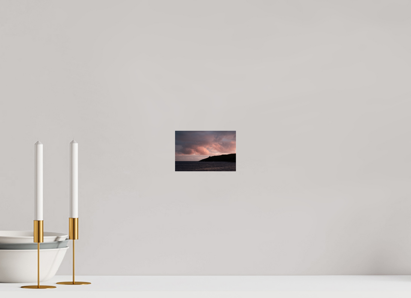 15 x 10 cm, Photo Print Under Acrylic Glass Primelin au crépuscule
