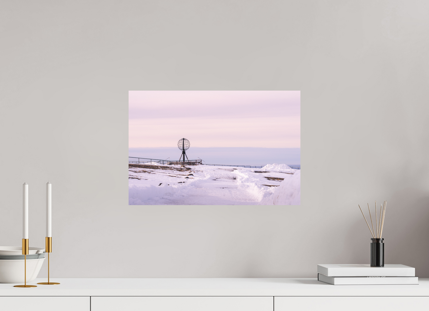 45 x 30 cm, Direct Printing On Aluminum Dibond Nordkapp