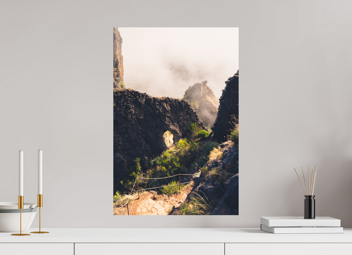 40 x 60 cm, Direct Printing On Aluminum Dibond Vereda do Pico Ruivo