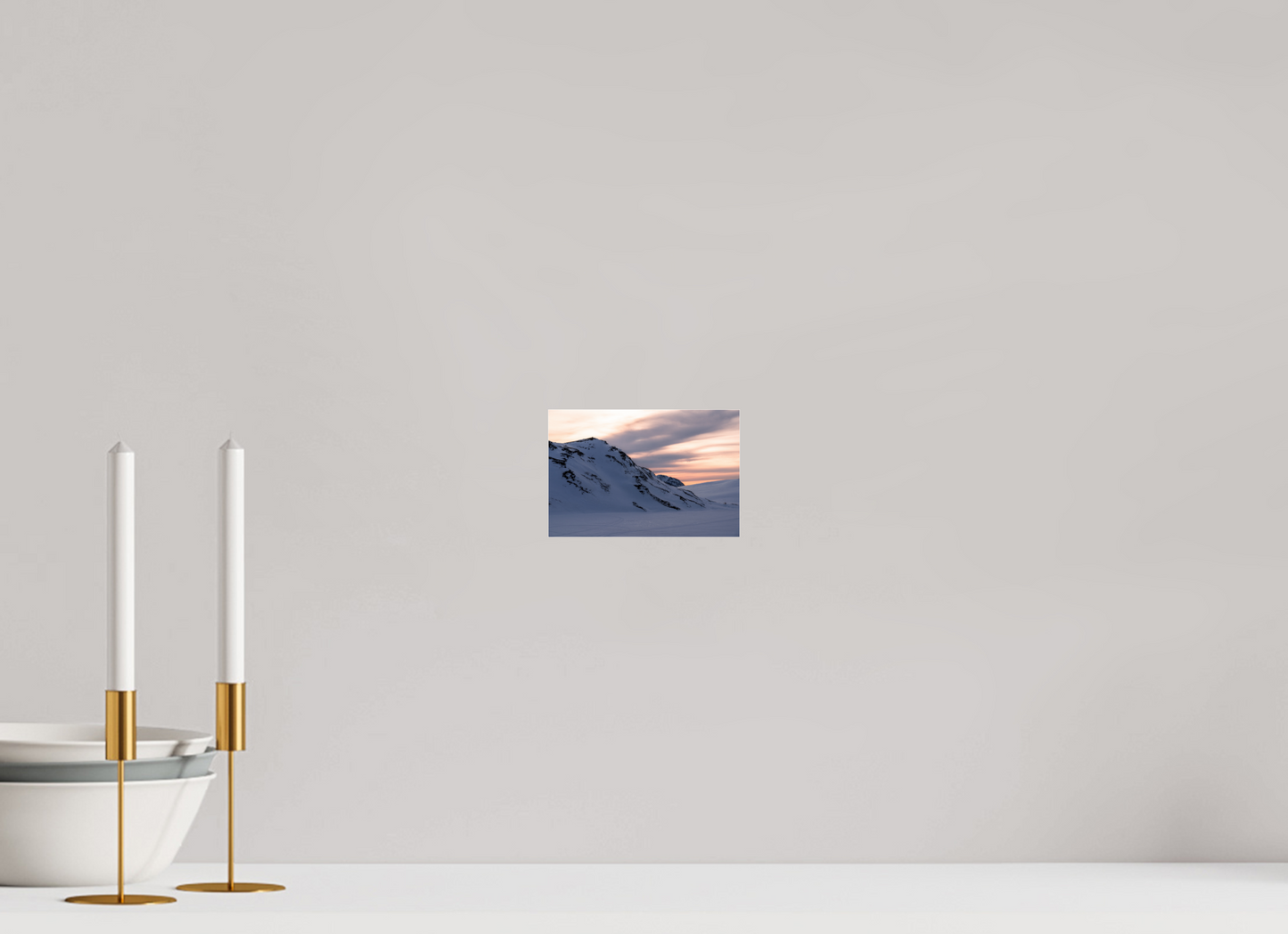 15 x 10 cm, Photo Print Under Acrylic Glass Sur le chemin du retour