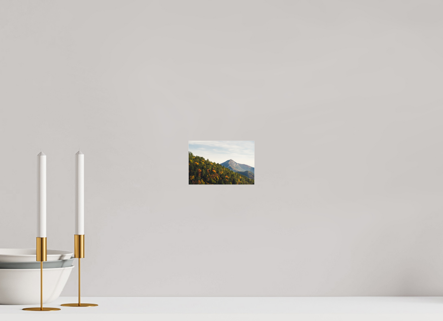 15 x 10 cm, Photo Print Under Acrylic Glass Le Diois en Automne