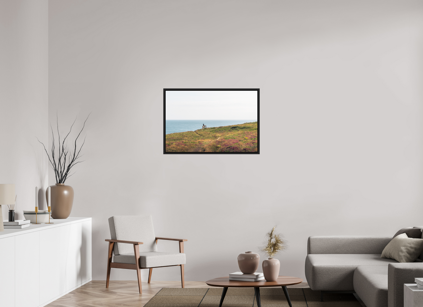 90 x 60 cm, Caisse Américaine Noir Mat Peinture de Bretagne