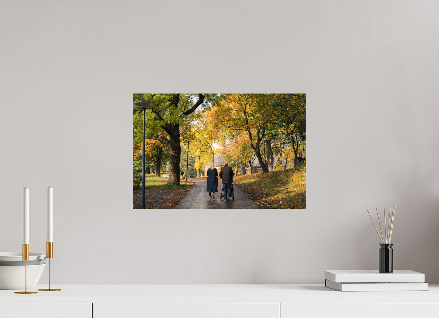 45 x 30 cm, Photo Print On Fuji Crystal DP II Stockholm couple