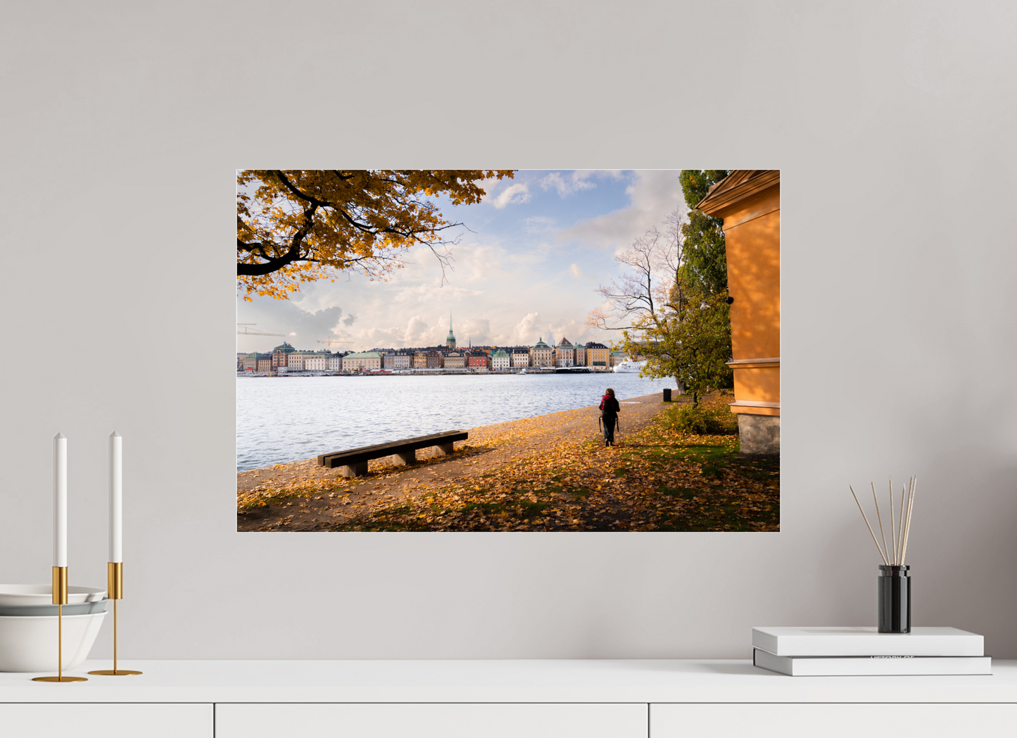 60 x 40 cm, Photo Print Under Acrylic Glass Stockholm Islands