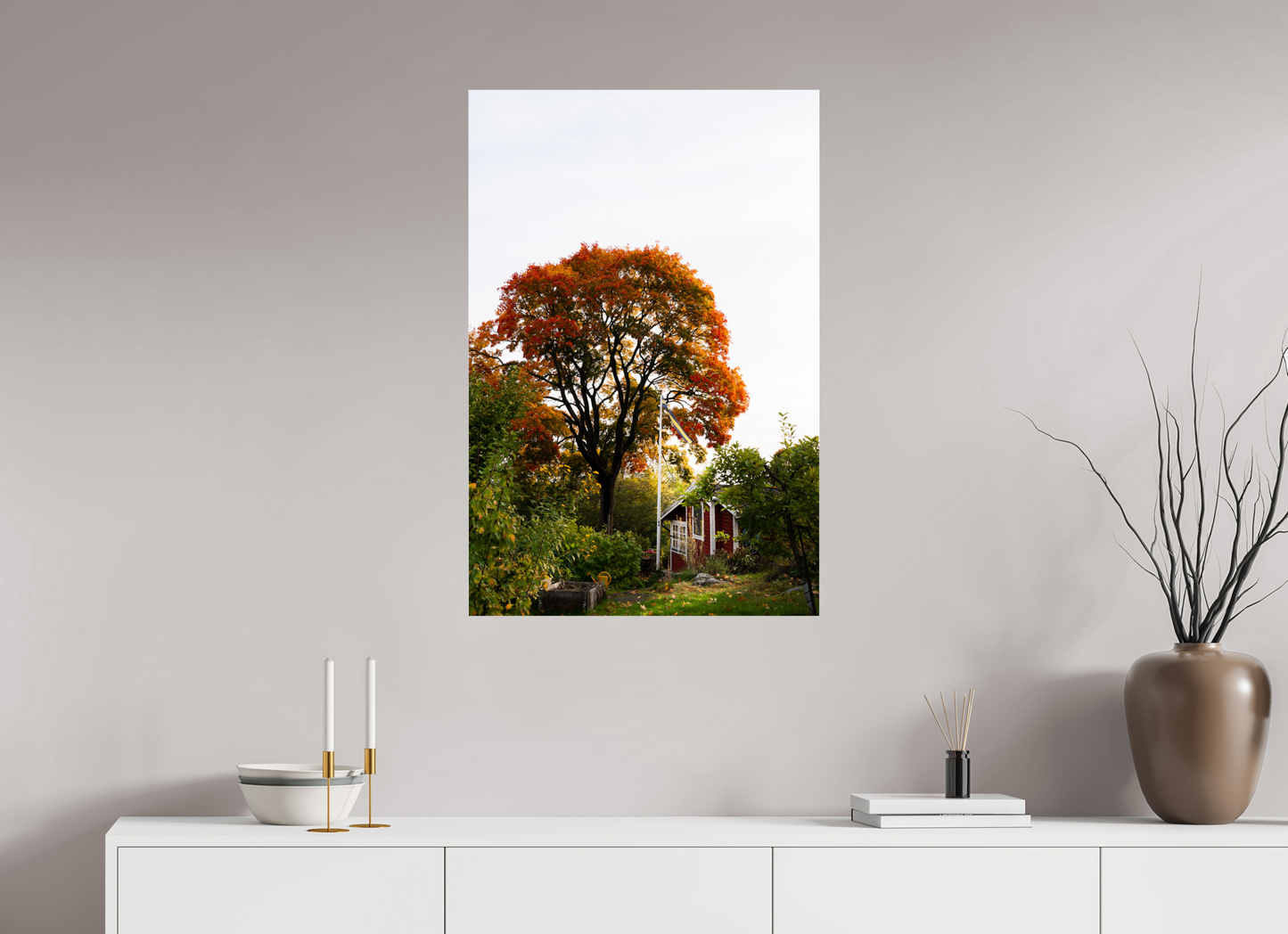 60 x 90 cm, Photo Print Under Acrylic Glass Tantolunden Parc III