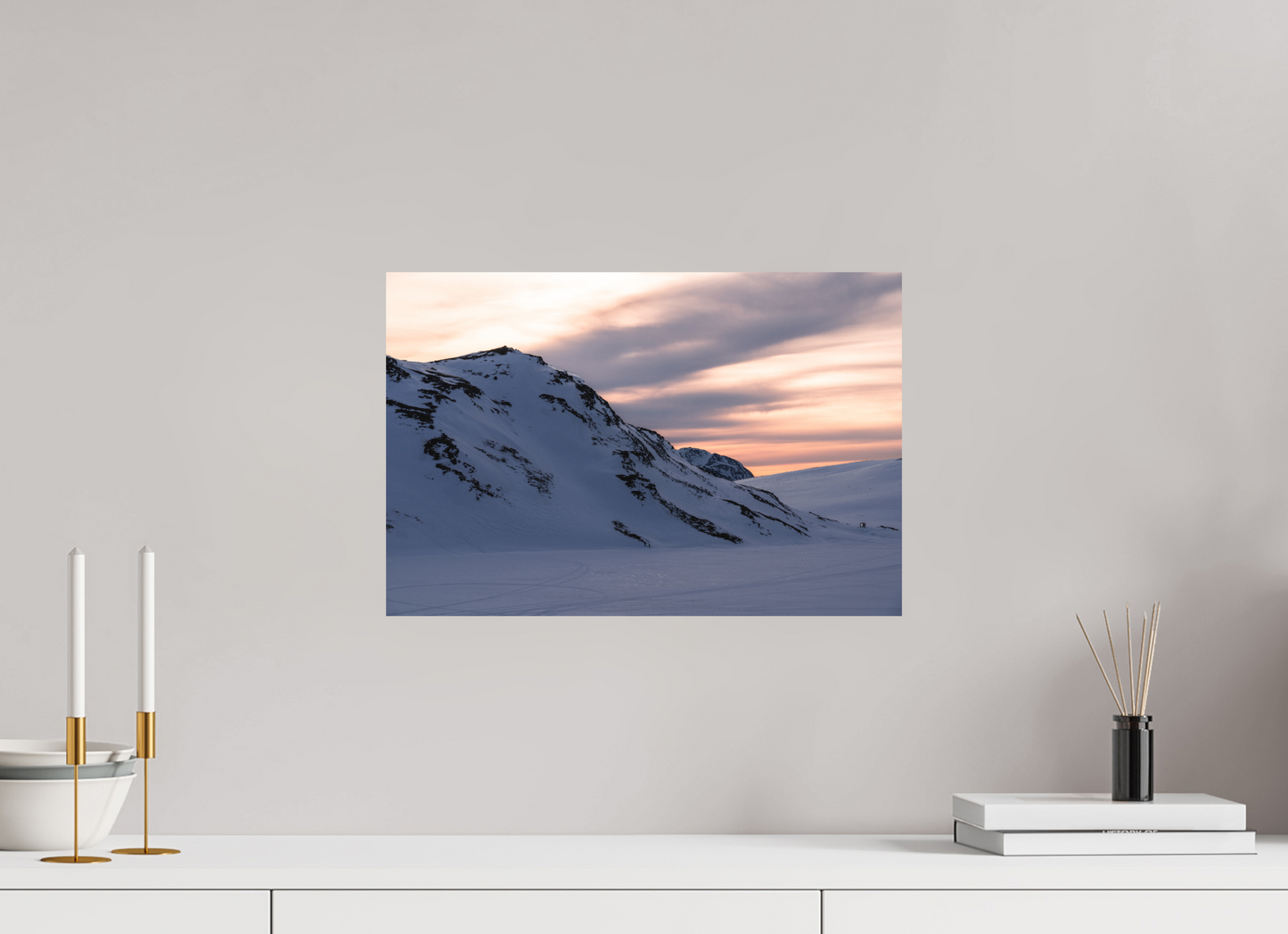 45 x 30 cm, Direct Printing On Aluminum Dibond Sur le chemin du retour