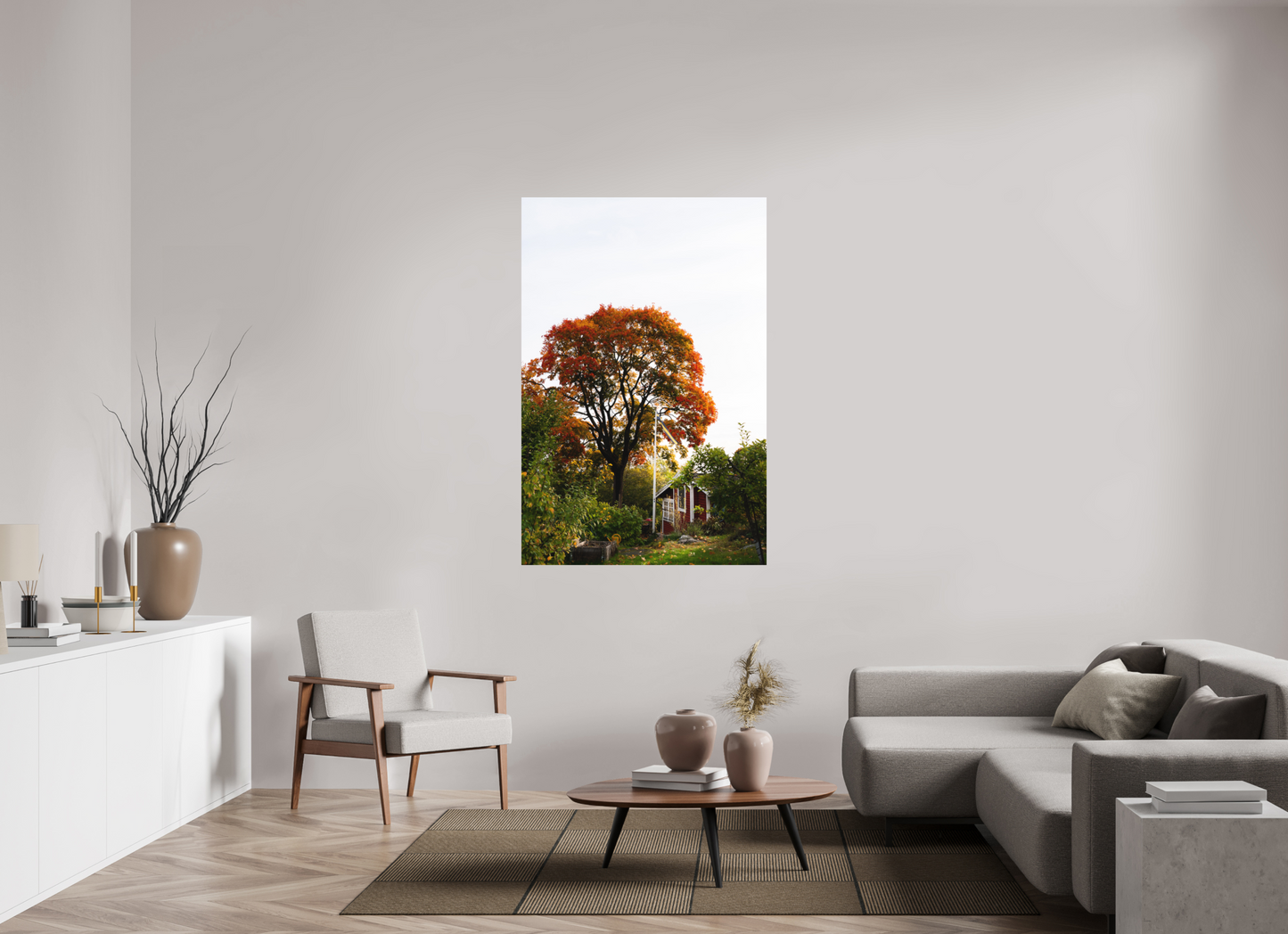 100 x 150 cm, Direct Printing On Aluminum Dibond Tantolunden Parc III