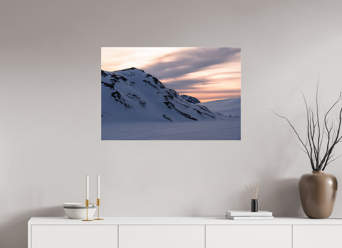 90 x 60 cm, Photo Print Under Acrylic Glass Sur le chemin du retour