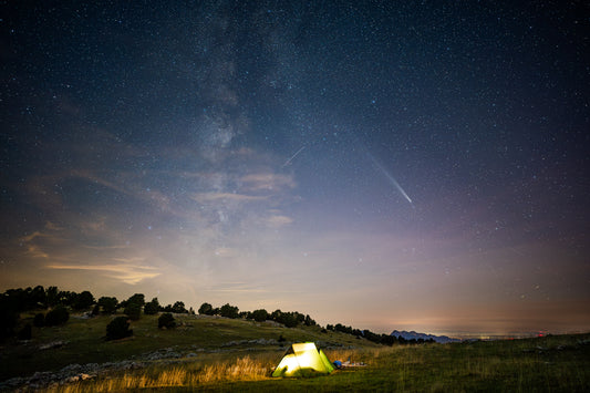 Bivouac under the Comet
