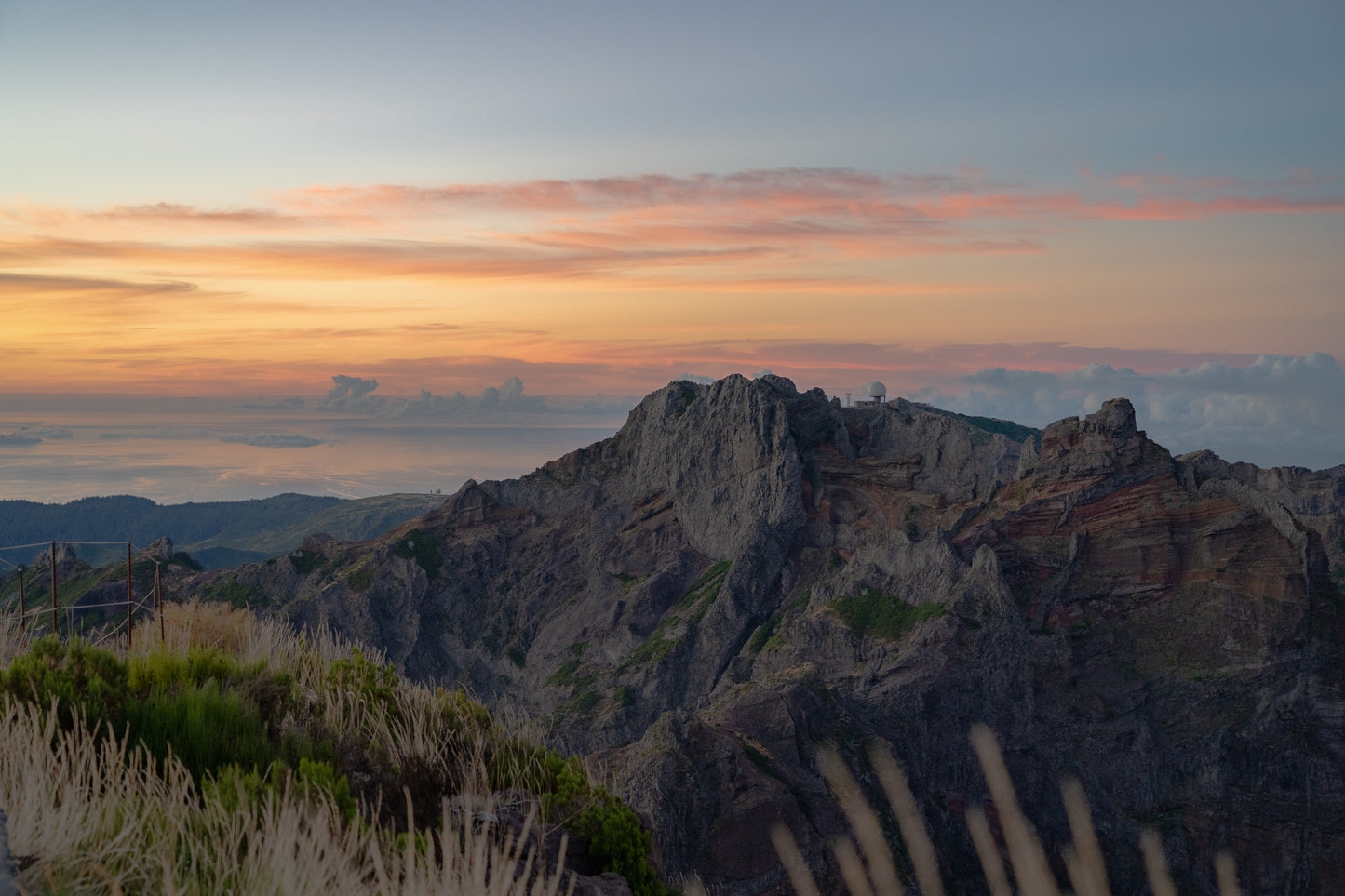 Pico do Arieiro at sunset
