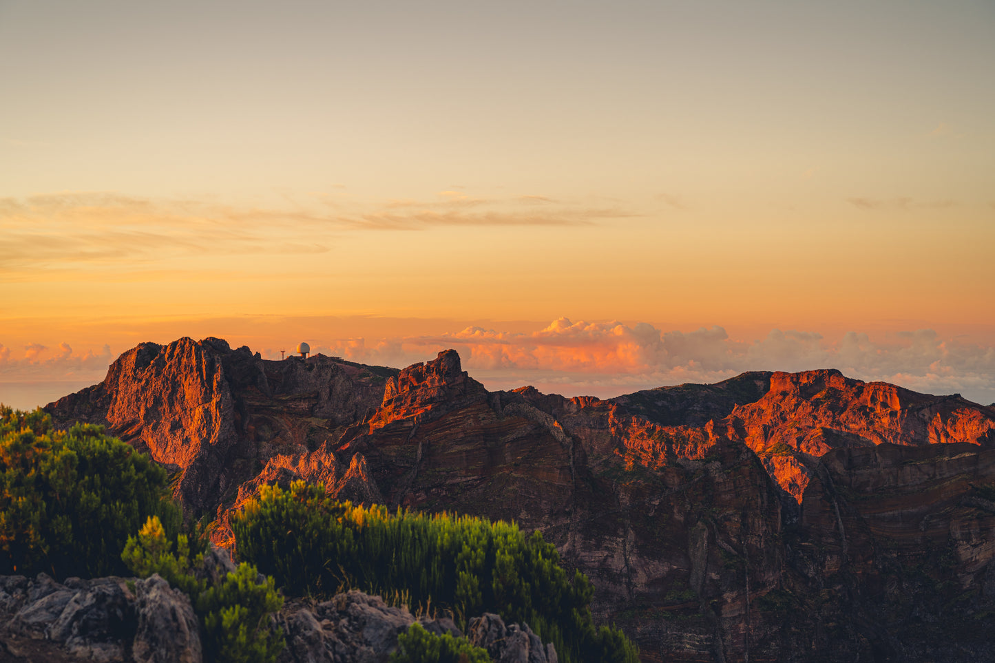 Pico do Arieiro at sunrise