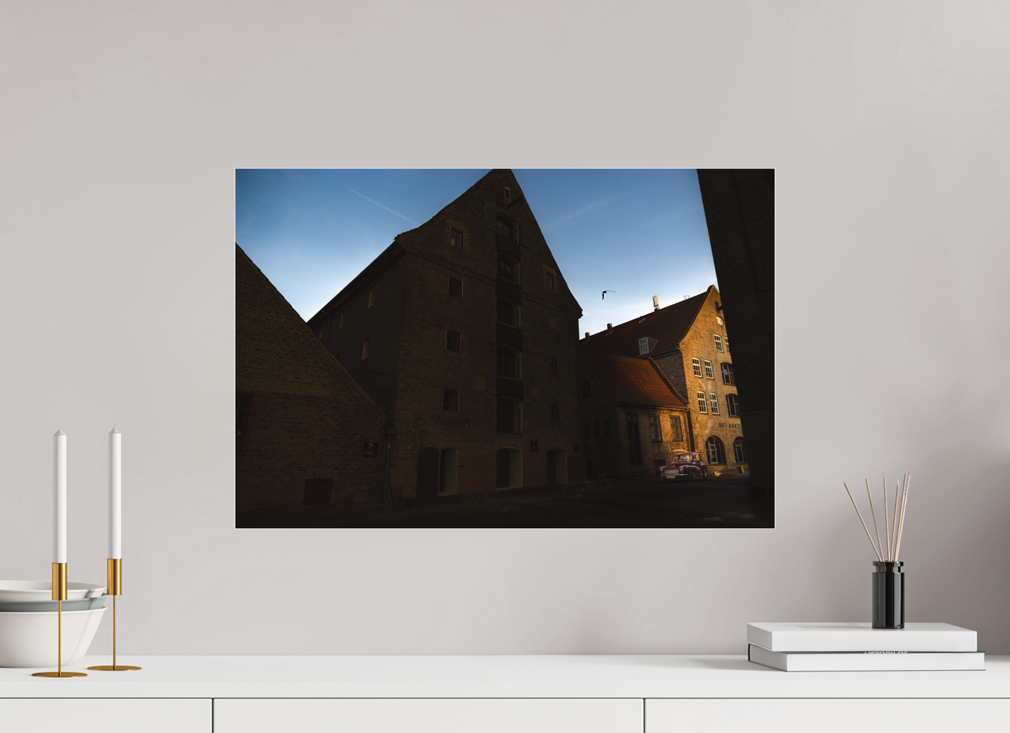 60 x 40 cm, Photo Print Under Acrylic Glass Quartier des Ambassades