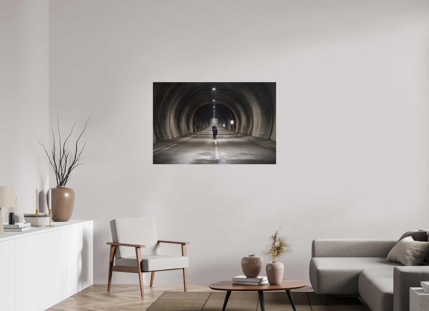 120 x 80 cm, Photo Print On Fuji Crystal DP II Nordkapptunnelen