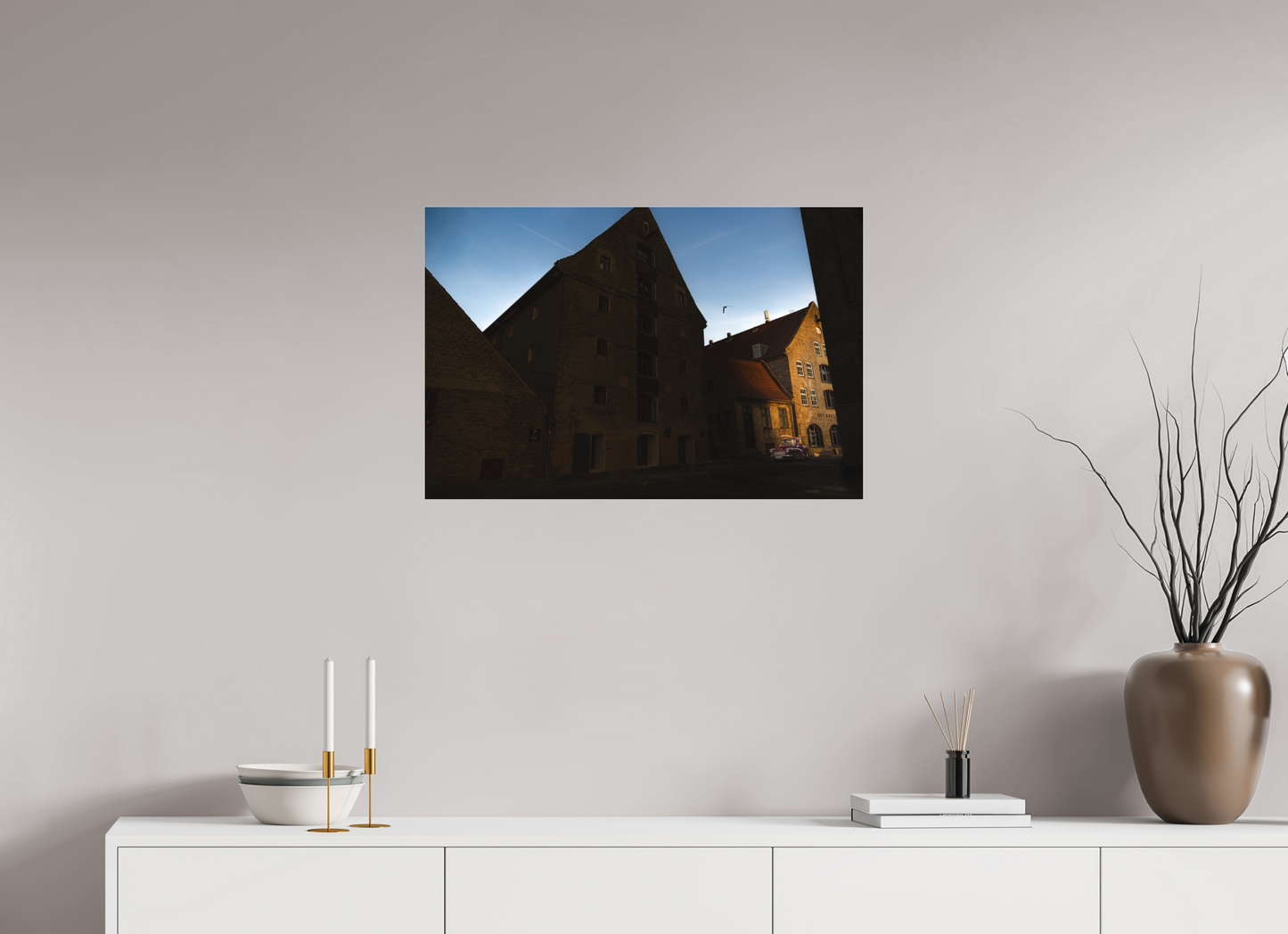 75 x 50 cm, Photo Print Under Acrylic Glass Quartier des Ambassades