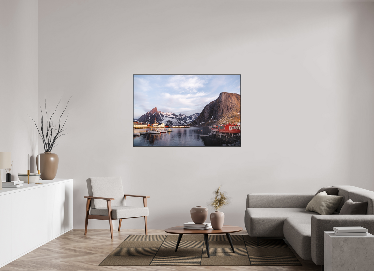 150 x 100 cm, Frame Aluminum Black Acrylic Glass Reine I