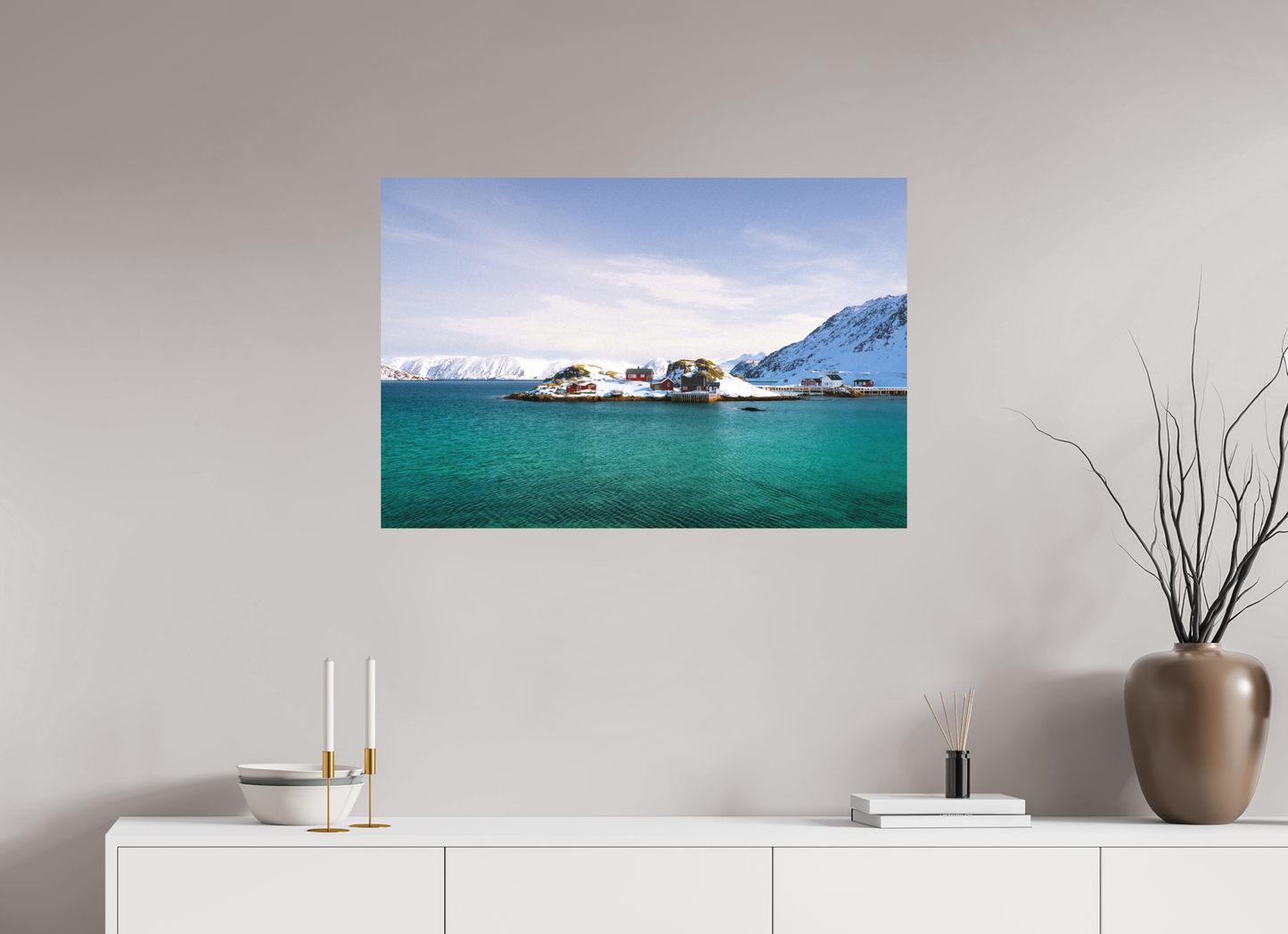 90 x 60 cm, Direct Printing On Aluminum Dibond Le bout du monde