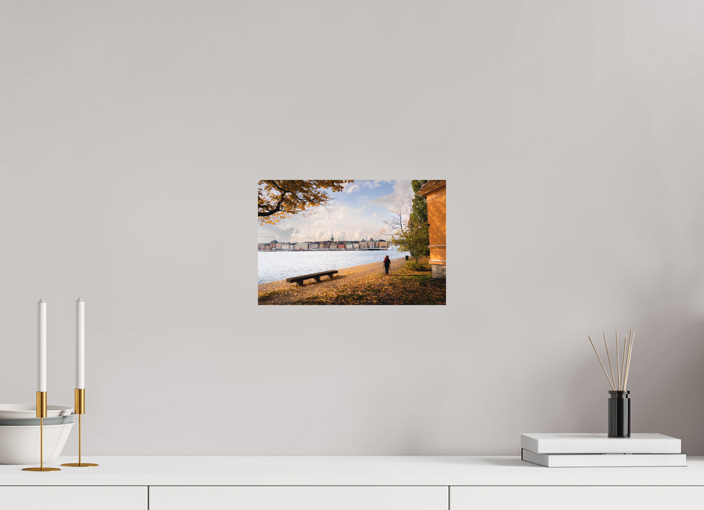 30 x 20 cm, Direct Printing On Aluminum Dibond Stockholm Islands