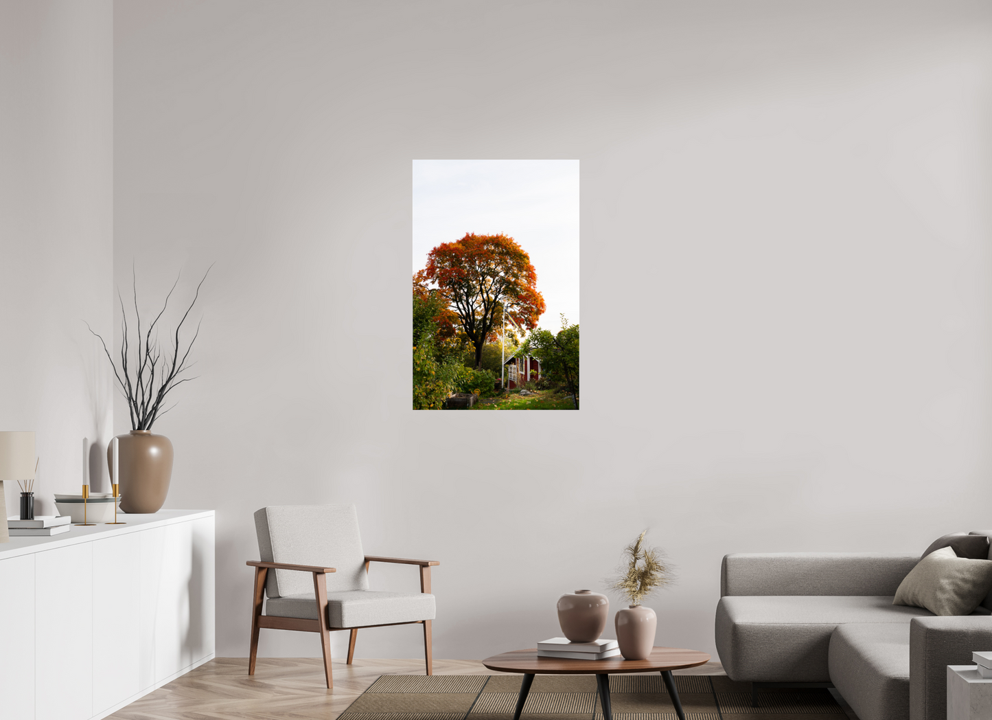 70 x 105 cm, Photo Print Under Acrylic Glass Tantolunden Parc III