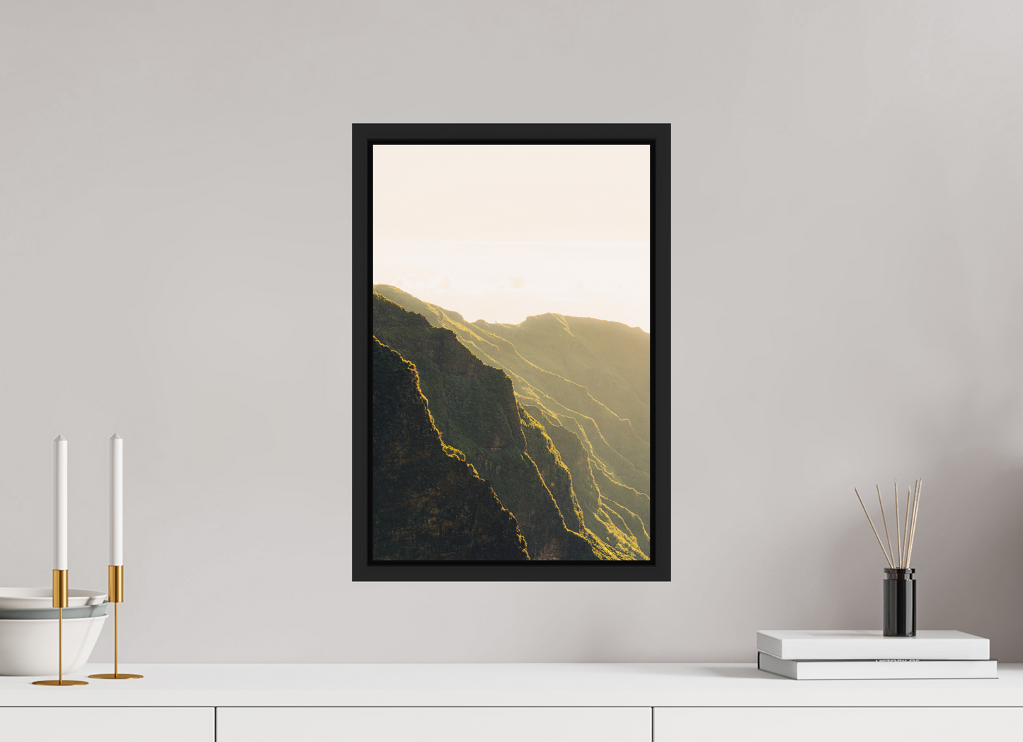 30 x 45 cm, Caisse Américaine Noir Mat Verada da Ilha