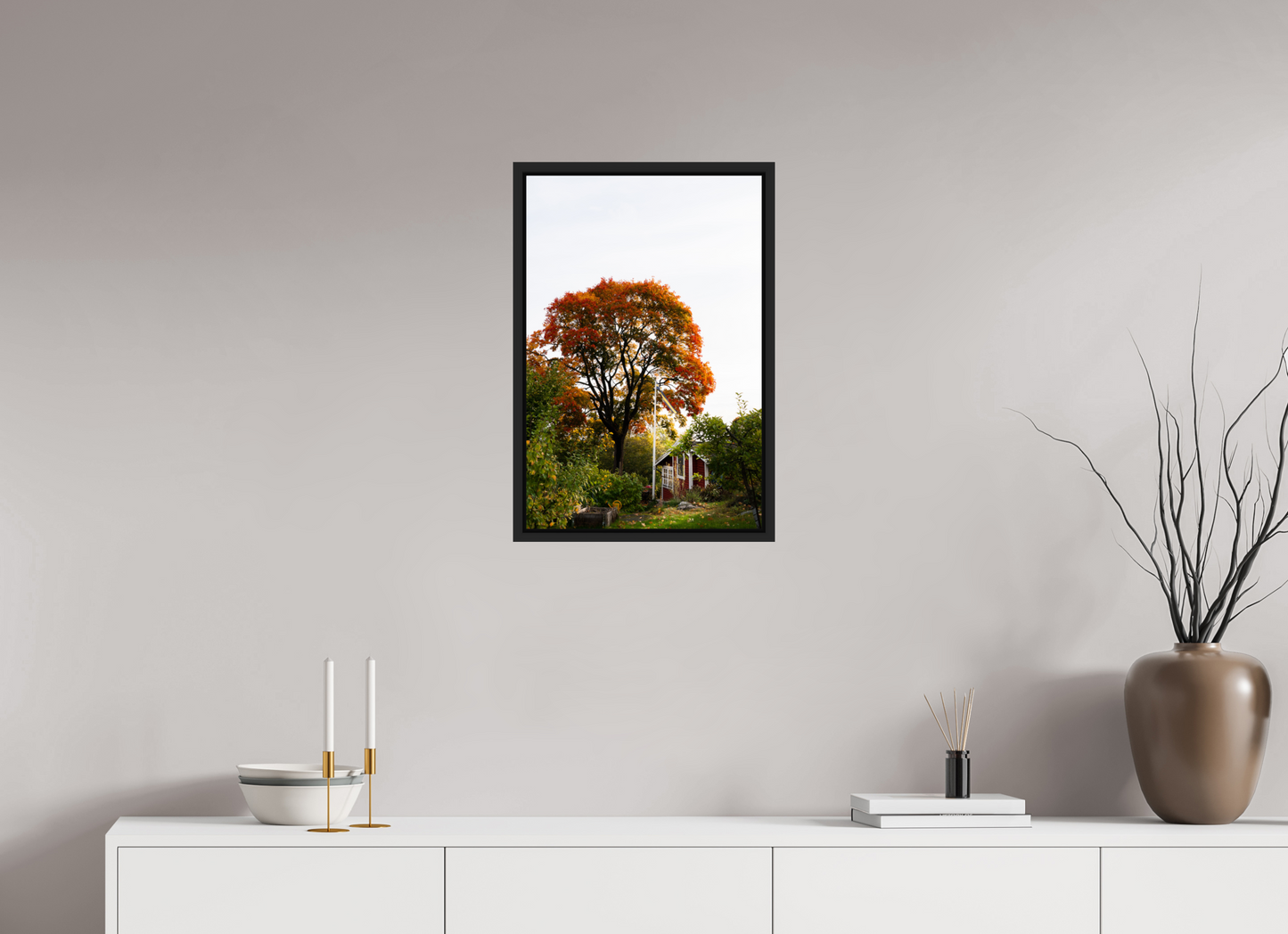 40 x 60 cm, Caisse Américaine Noir Mat Tantolunden Parc III
