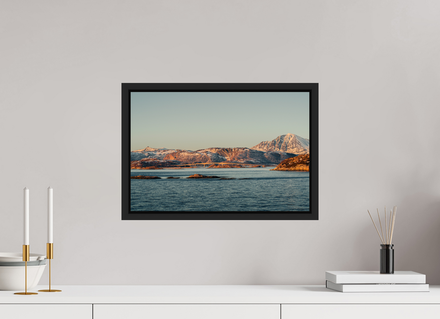45 x 30 cm, Caisse Américaine Noir Mat Senja