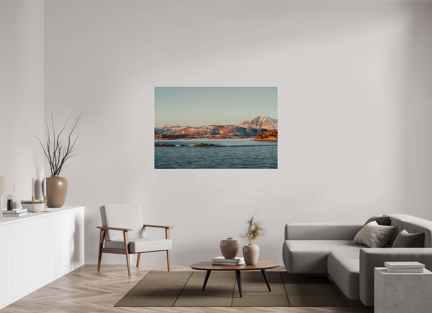 150 x 100 cm, Photo Print Under Acrylic Glass Senja