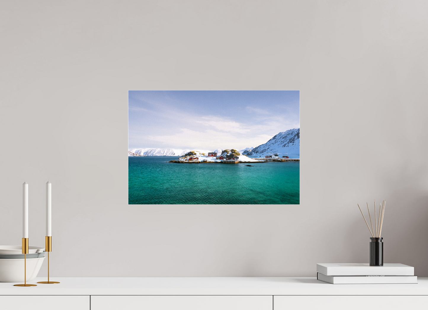 45 x 30 cm, Photo Print Under Acrylic Glass Le bout du monde
