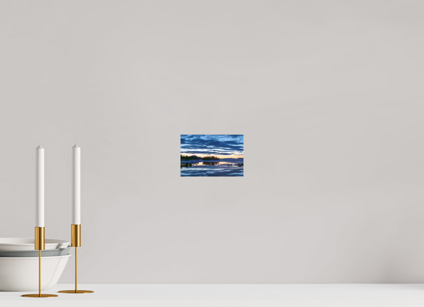 15 x 10 cm, Direct Printing On Aluminum Dibond Peinture Suédoise