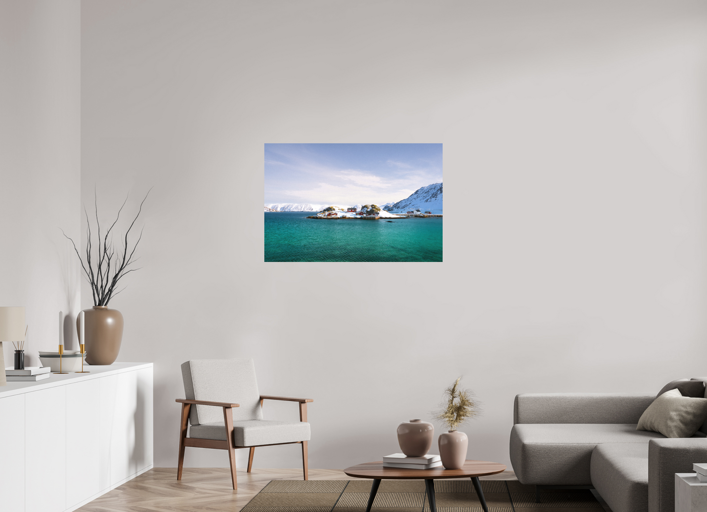 105 x 70 cm, Direct Printing On Aluminum Dibond Le bout du monde