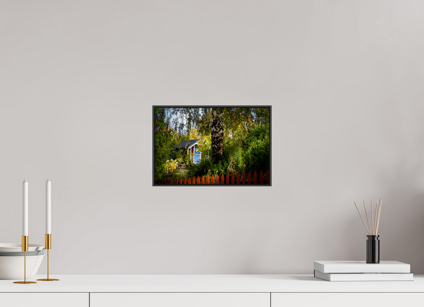 30 x 20 cm, Frame Aluminum Black Acrylic Glass Tantolunden Parc