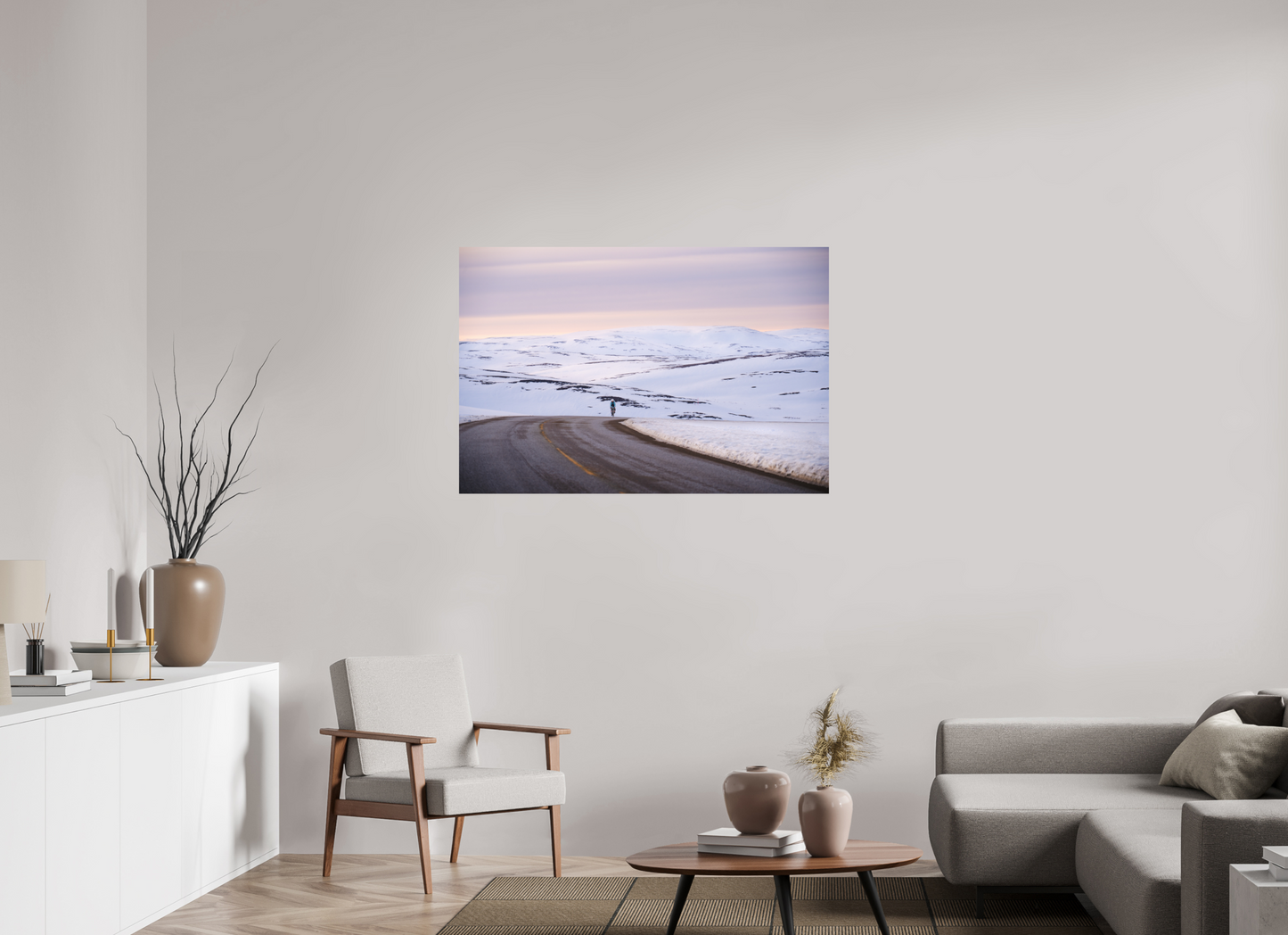120 x 80 cm, Photo Print On Fuji Crystal DP II Sur le chemin du retour 2