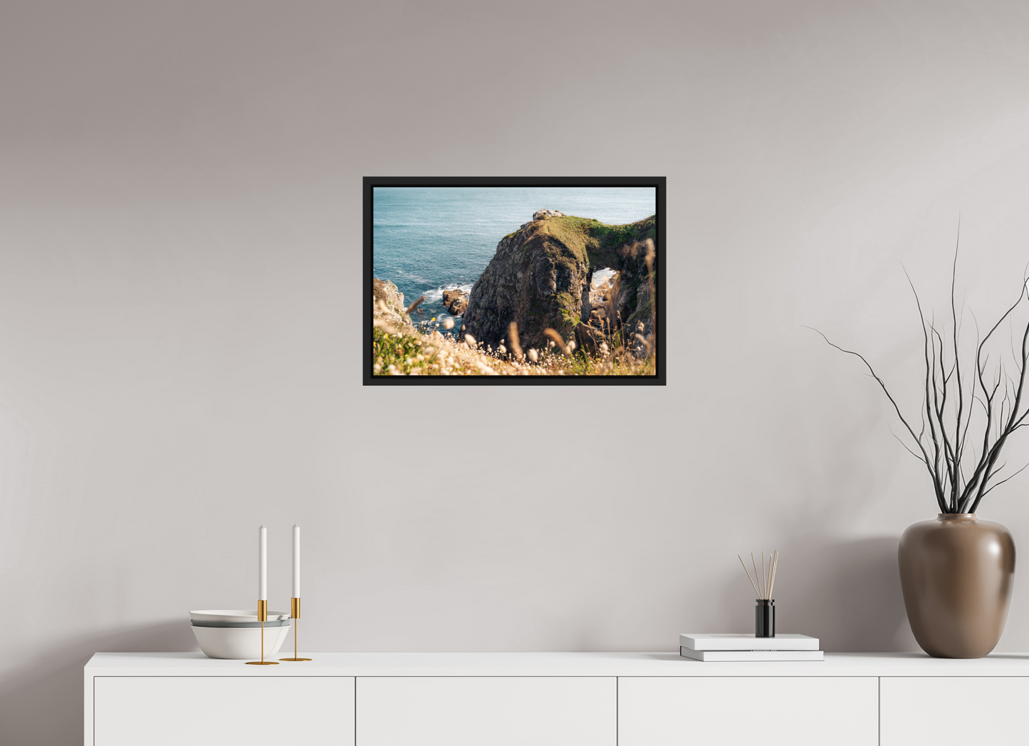 60 x 40 cm, Caisse Américaine Noir Mat Porzann