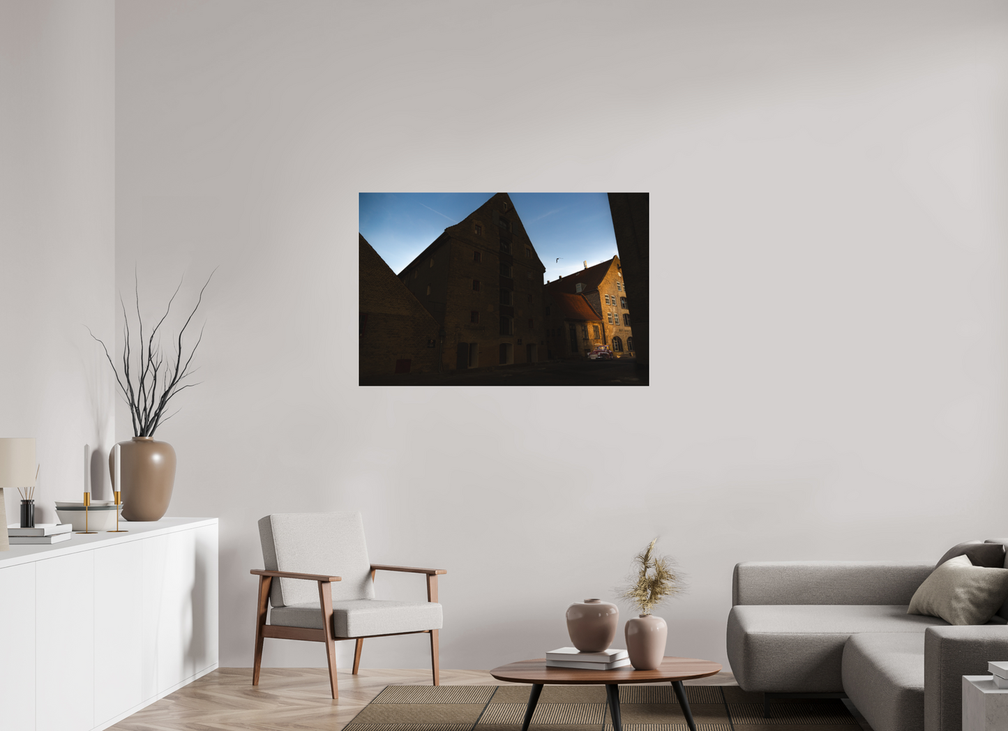 120 x 80 cm, Photo Print Under Acrylic Glass Quartier des Ambassades