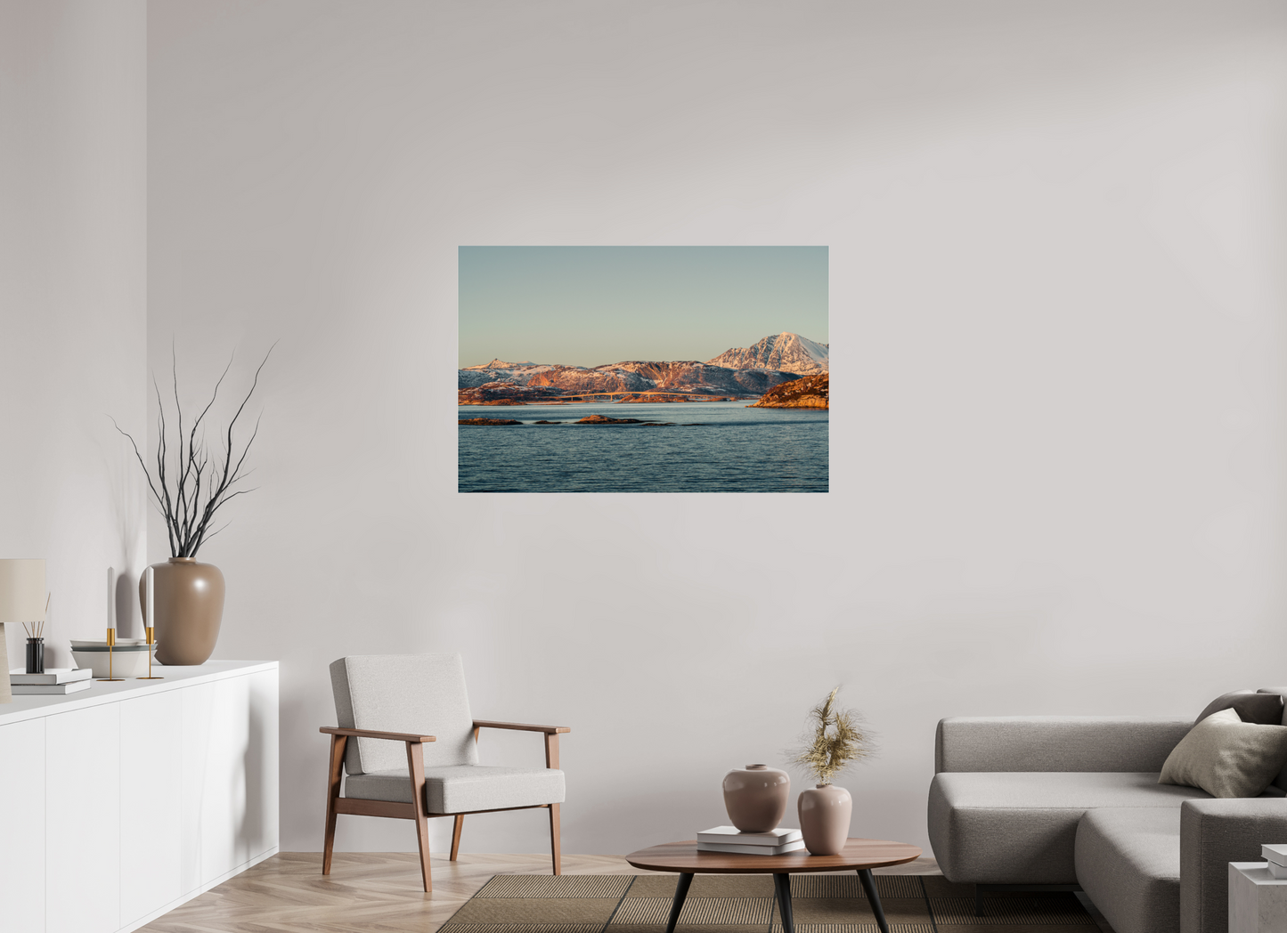 120 x 80 cm, Photo Print Under Acrylic Glass Senja