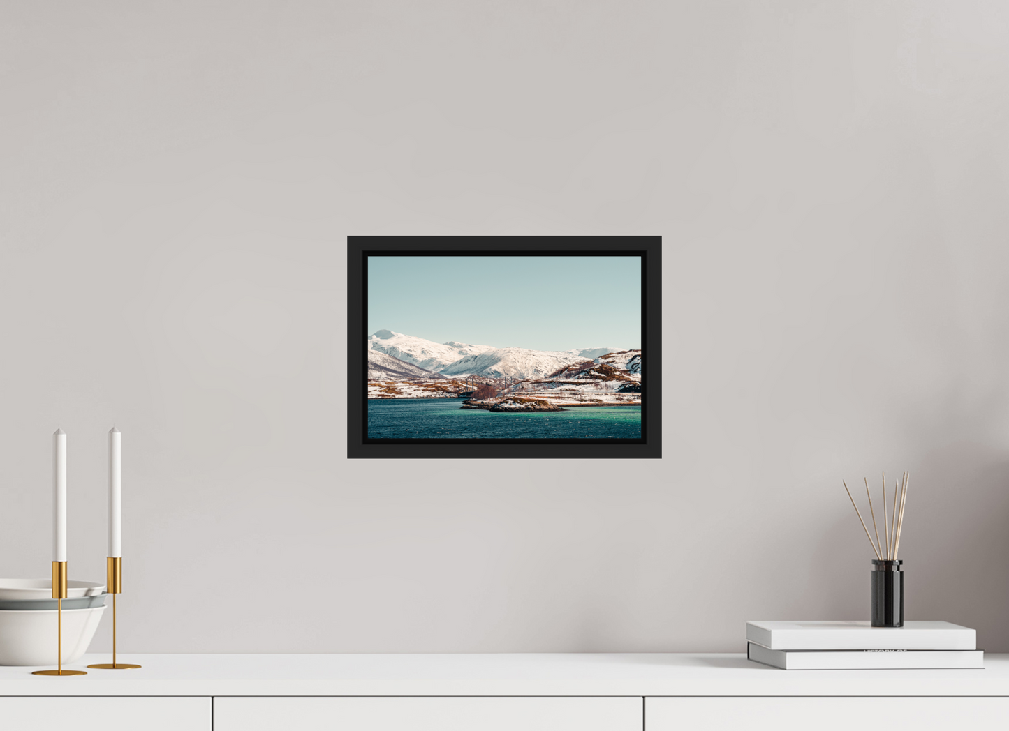 30 x 20 cm, Caisse Américaine Noir Mat Senja II