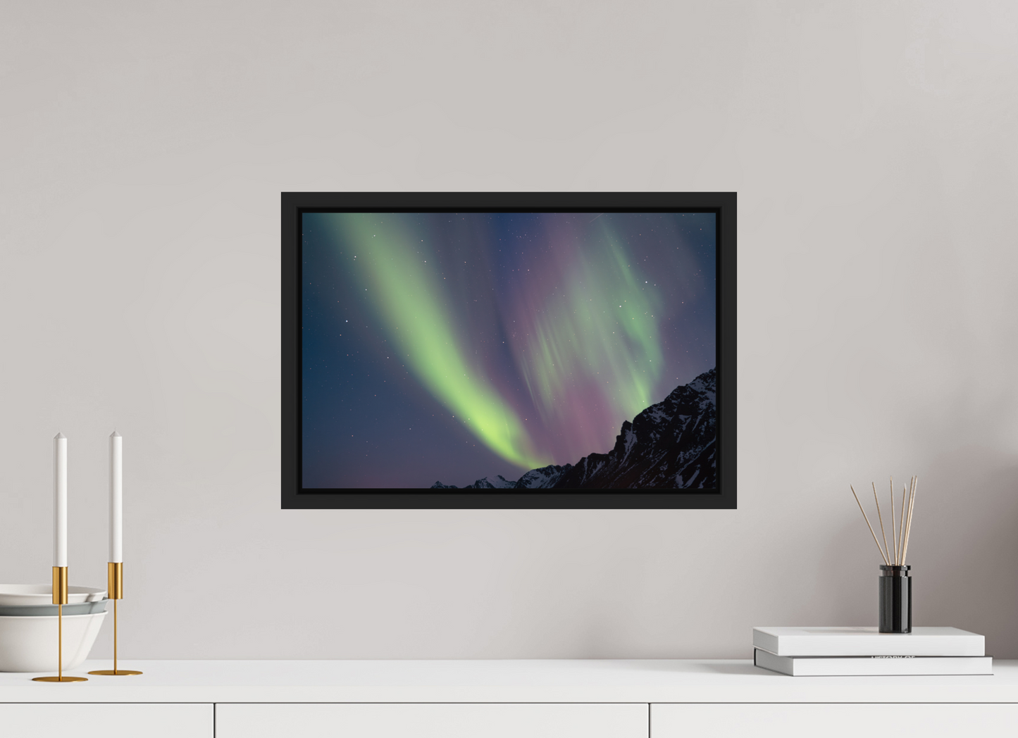 45 x 30 cm, Caisse Américaine Noir Mat La danse des Valkyries II