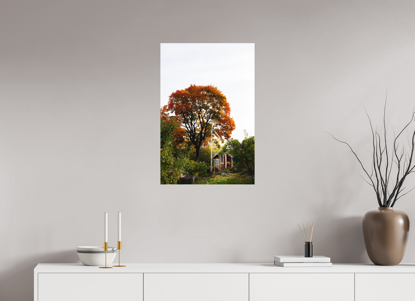 50 x 75 cm, Direct Printing On Aluminum Dibond Tantolunden Parc III