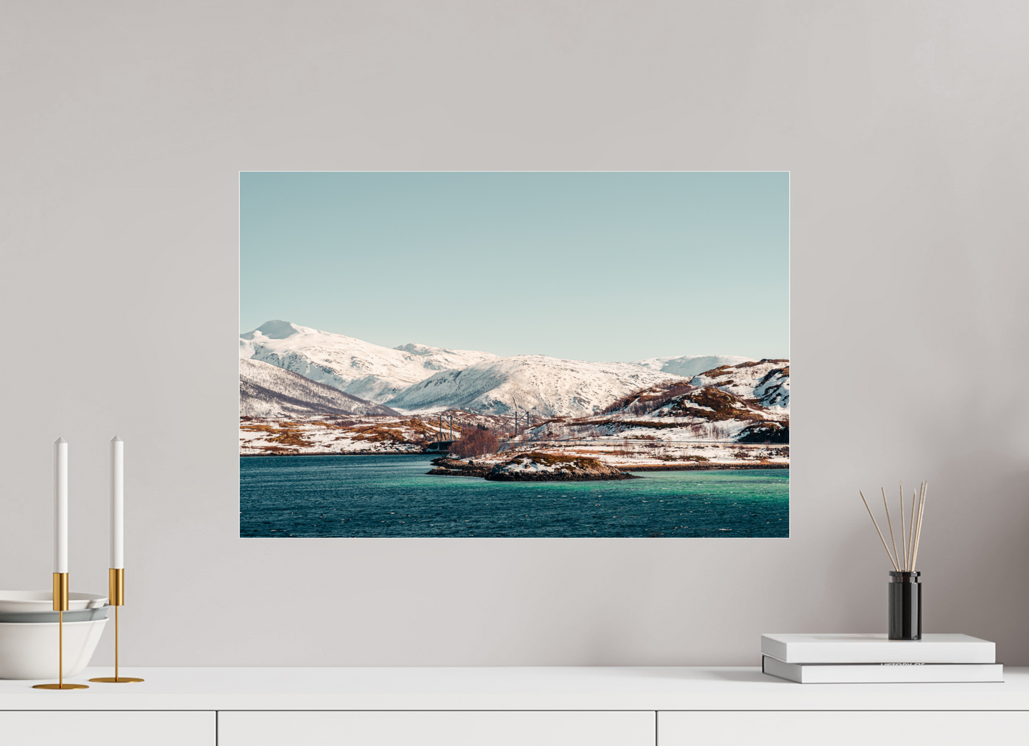 60 x 40 cm, Photo Print Under Acrylic Glass Senja II