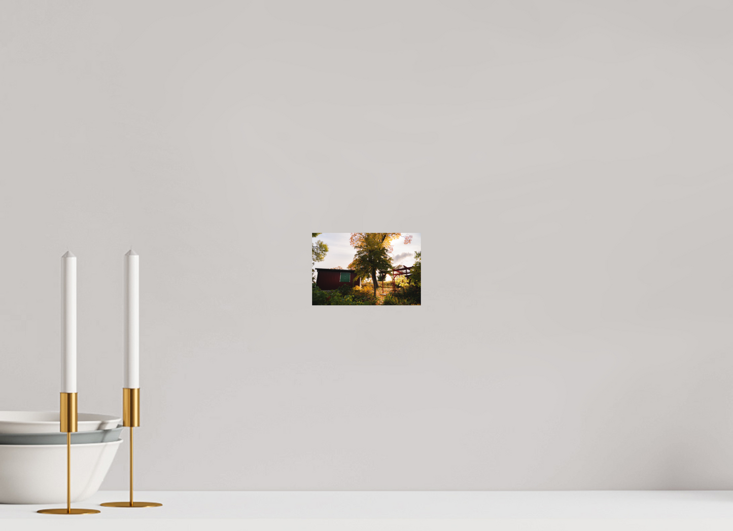 15 x 10 cm, Direct Printing On Aluminum Dibond Tantolunden parc II