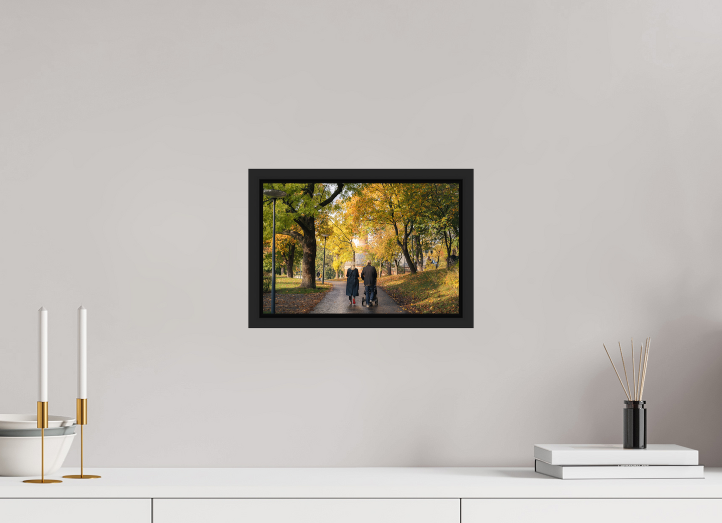 30 x 20 cm, Caisse Américaine Noir Mat Stockholm couple