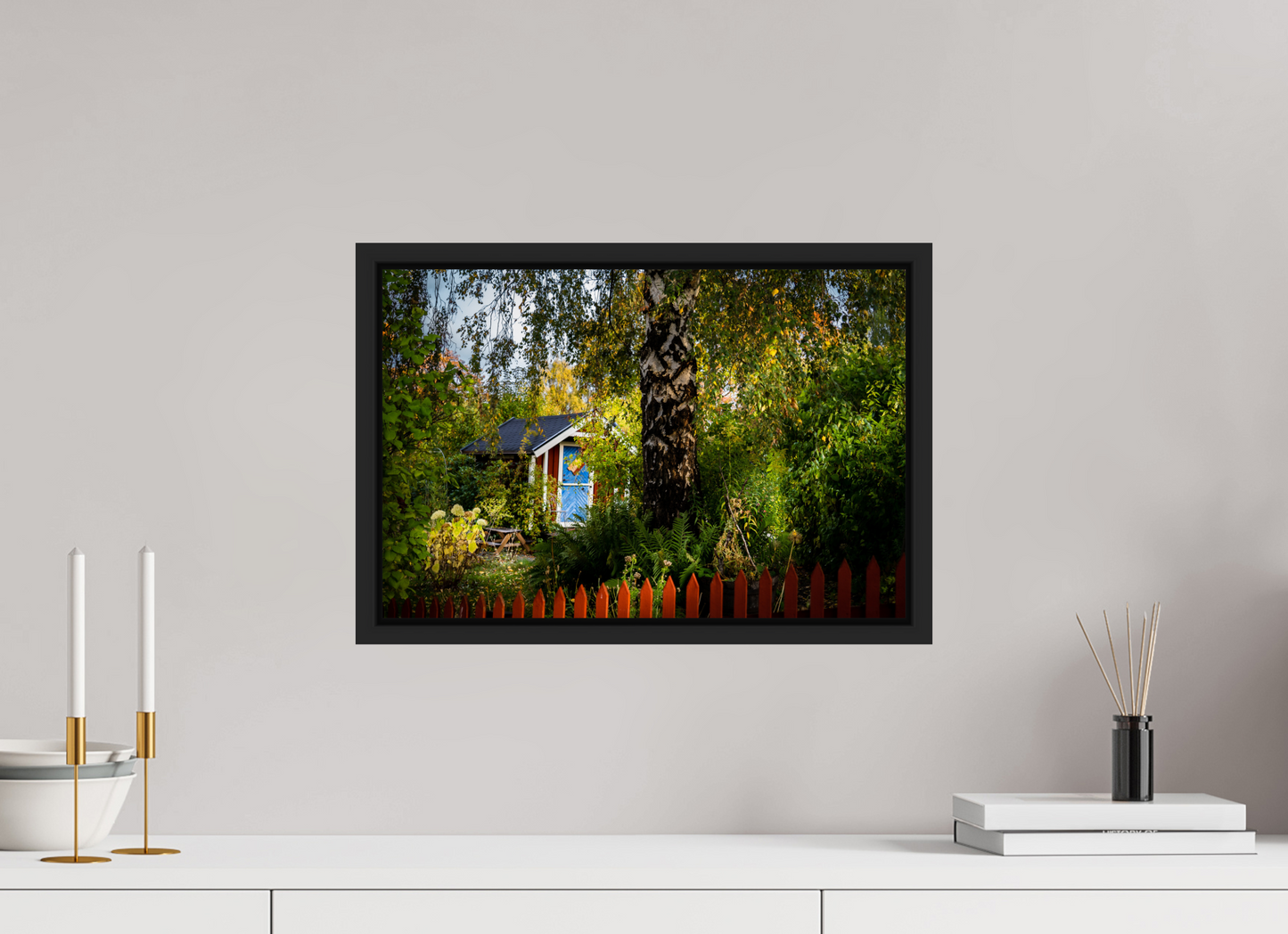 45 x 30 cm, Caisse Américaine Noir Mat Tantolunden Parc