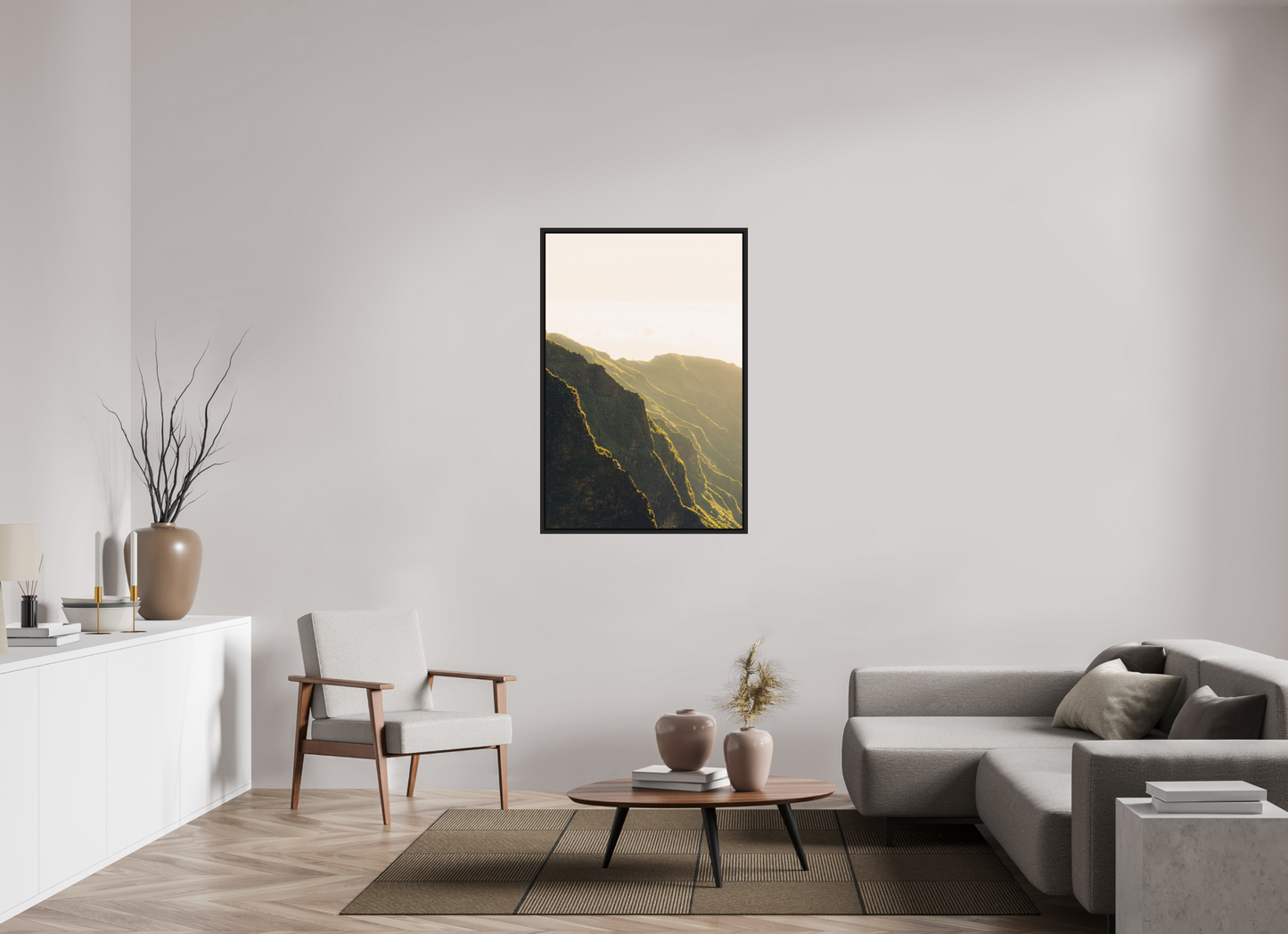 80 x 120 cm, Caisse Américaine Noir Mat Verada da Ilha
